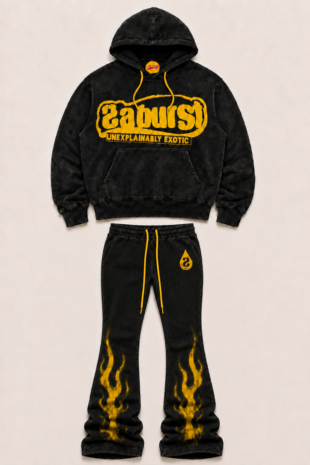 YellowBurst Pullover sweatsuit